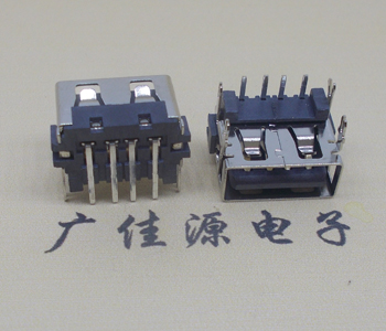 宣城USB 加高 7.8/8.7四鱼叉脚 直边90度母座