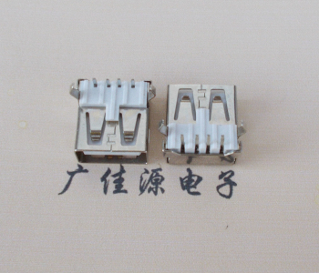宣城USB AF母座 LCP 耐高温250度280度 环保白胶芯