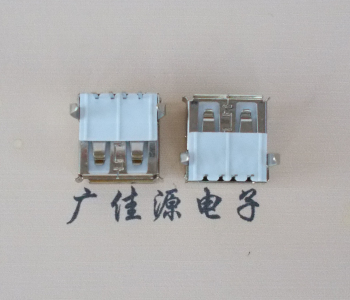 宣城usb AF90度插座14.0mm耐高温LCP半包胶芯