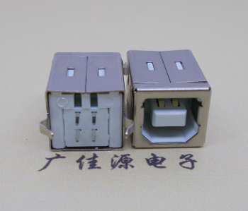宣城USB BF180度母座 打印机接口 立式直插带赛