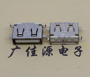 宣城USB母座 前贴后插 沉版1.1/1.9总长8.5mm大电流