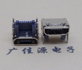 宣城MICRO USB 5P母座 SMT垫高 L=4.15双壳