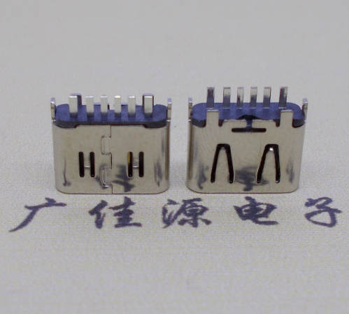 宣城Type-C6P母座立插H=6.25连接器
