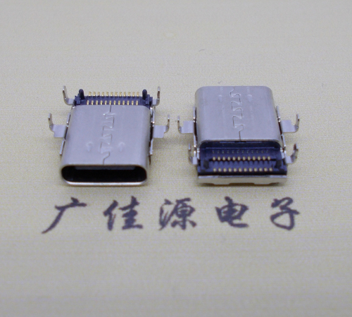 宣城沉板usb 3.1 type-c24p母座双排贴板L=12.8mm