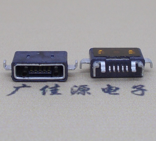 宣城MICRO USB防水AB型口母头3D图纸封装
