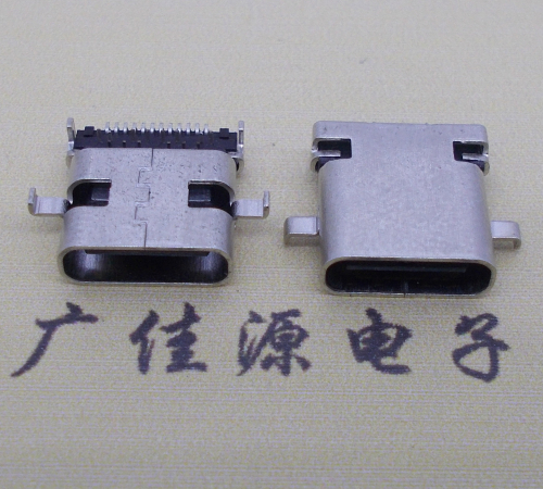 宣城卧式type-c24p母座沉板1.1mm前插后贴连接器