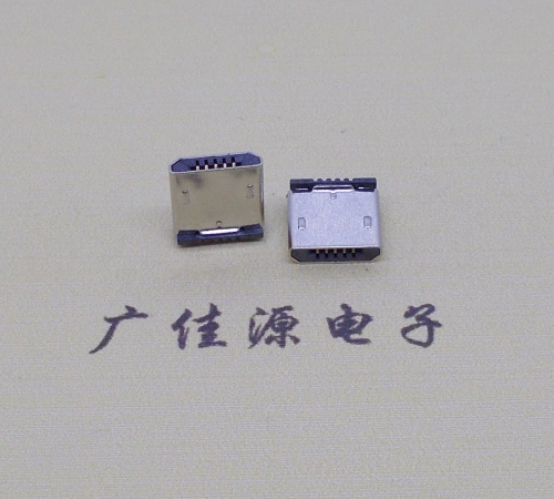 宣城micro usb 5p公头 短体插板H=5.9立插