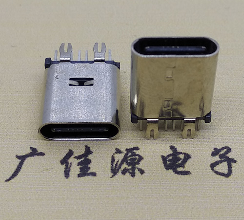 宣城直立式type-c14p母座接口 usb type-c连接器