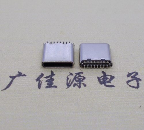 宣城侧边铆合立贴直边type-c16p公头长7.2mm