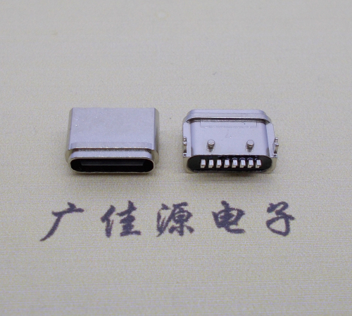 宣城卧式有定位柱type c8p母座防水充电带数据