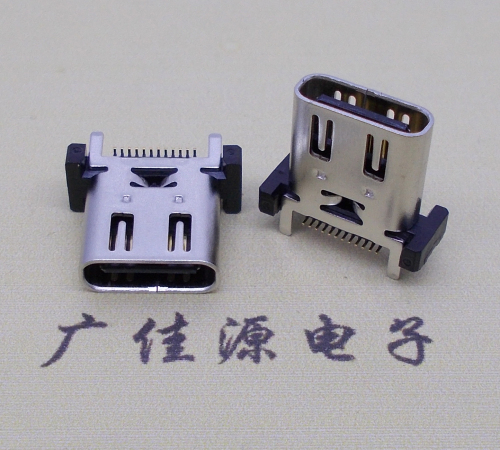 宣城立式贴片带弹type c24p母座连接器