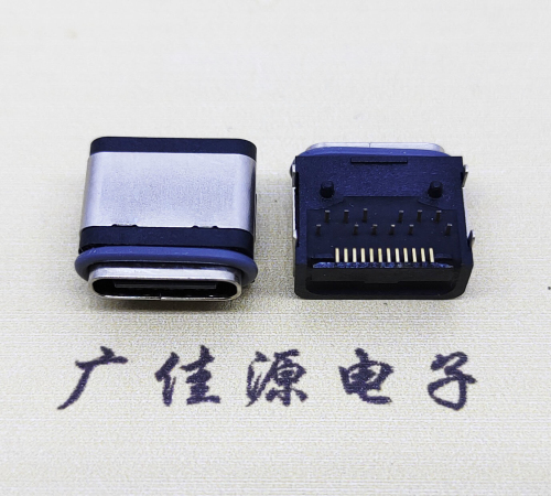 宣城防水TYPE-C24Pin卧式母座. 额定电流3A电压20VV 