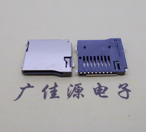 宣城 厂家直销TF-卡座9p自弹网络储存卡座尺寸规格齐全