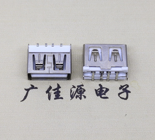 宣城usbA母立贴10.0mm短体 DIP立插式连接器接口