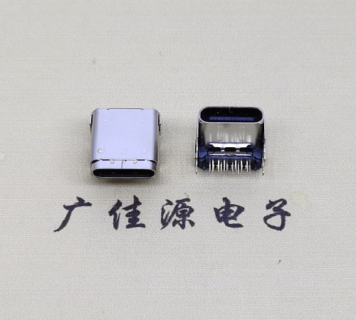 宣城type c24p板上母头 typec接口数据CL=3.4,DIP+SMT端子DIP长脚